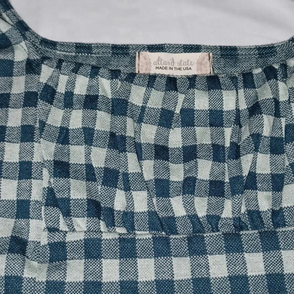 altar'd state checkered crop top - Picture 2 of 5